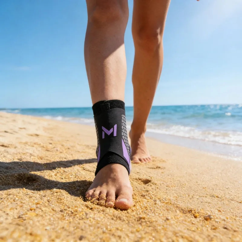 Ankle Brace Support Sleeve Plantar Fasciitis Night Splint Compression Bandage for Foot Pain Relief Sports Soccer Basketball