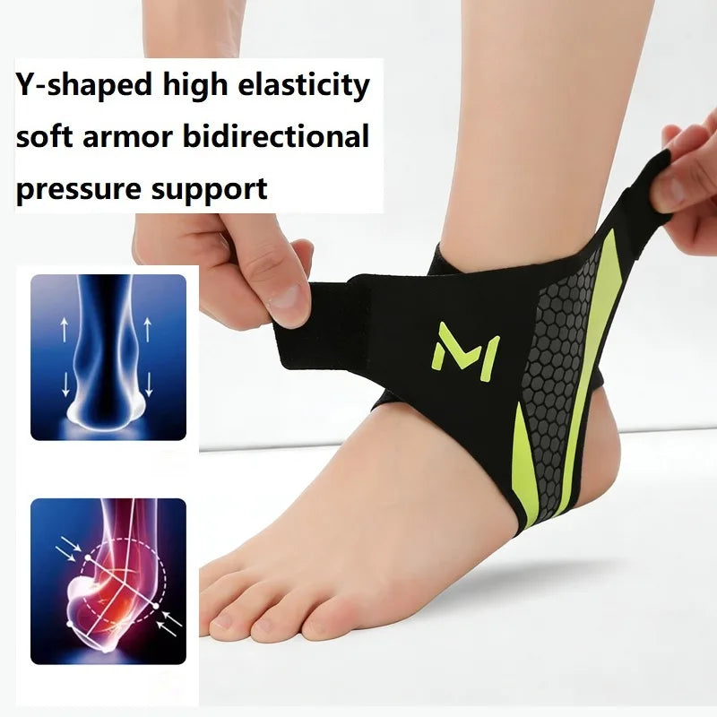 Ankle Brace Support Sleeve Plantar Fasciitis Night Splint Compression Bandage for Foot Pain Relief Sports Soccer Basketball