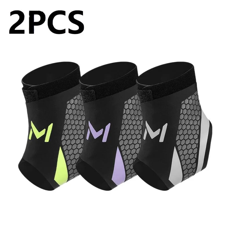 Ankle Brace Support Sleeve Plantar Fasciitis Night Splint Compression Bandage for Foot Pain Relief Sports Soccer Basketball