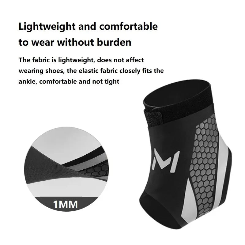 Ankle Brace Support Sleeve Plantar Fasciitis Night Splint Compression Bandage for Foot Pain Relief Sports Soccer Basketball
